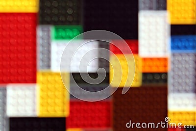 Blurred texture with different sizes rectangles and vibrant colors Stock Photo