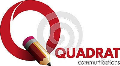 Quadrat communication icon or symbol Vector Illustration