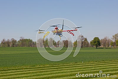 Quadrocopter Stock Photo
