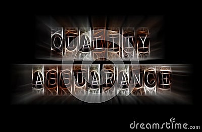 Quality assurance concept Stock Photo