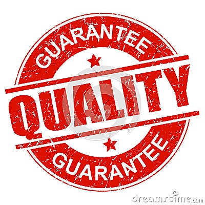 Quality guarantee stamp Vector Illustration