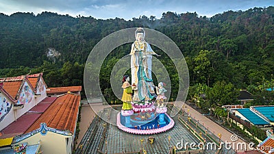 Quan Yin the Chinese goddess of mercy and compassion Stock Photo