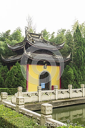 Quanfu Temple in Zhouzhuang Editorial Stock Photo