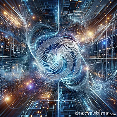 Quantum AI Unleashed, Revolutionizing Tomorrow's Technology Landscape Stock Photo