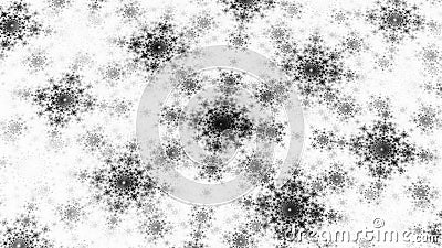 Quantum mechanics computer generated abstract inverted intensity map Stock Photo