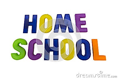 Homeschooling during COVID-19 Stock Photo