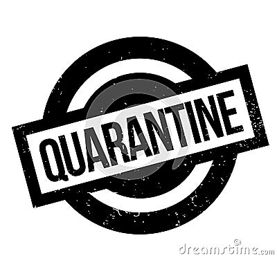 Quarantine rubber stamp Vector Illustration