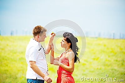 Quarrelling Stock Photo