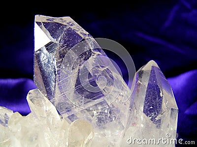 Quartz Crystal Stock Photo