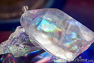 Quartz Crystal Rainbows Stock Photo