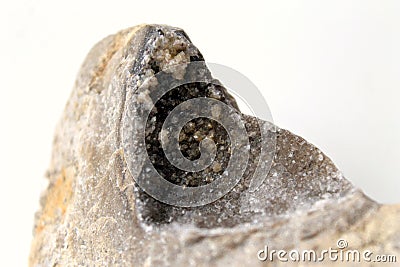 Quartz geode Stock Photo