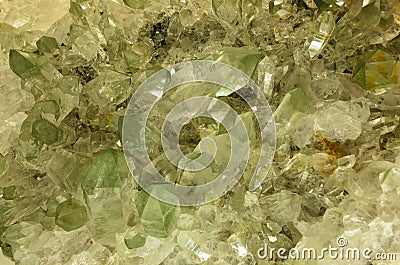 Quarz Crystals Stock Photo