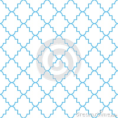 Quatrefoil classic net pattern. Vector Illustration