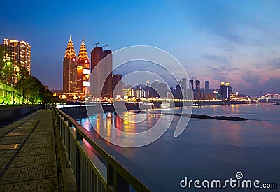 Quay at Chongqing, China Stock Photo