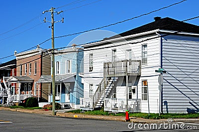 Quebec; Canada- june 25 2018 : city of Trois Rivieres in Mauricie Editorial Stock Photo