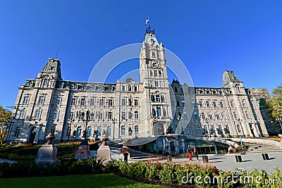 Quebec City, Parliament building in Quebec, Canada Editorial Stock Photo