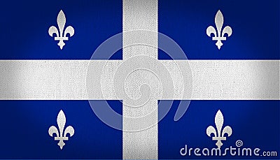 Quebec flag Stock Photo