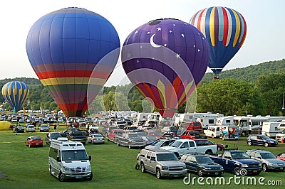 Quechee Vermont Balloon Festival Editorial Stock Photo