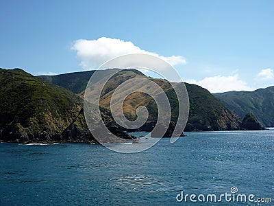 Queen Charlotte Sound, New Zealand Stock Photo