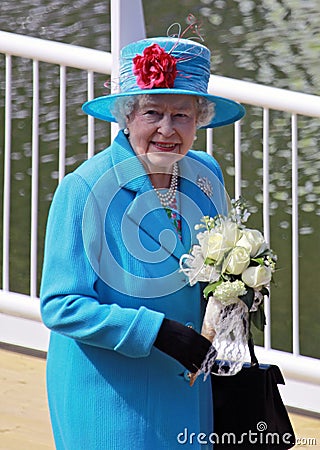 Queen Elizabeth II Editorial Stock Photo