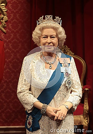 Queen Elizabeth II Editorial Stock Photo