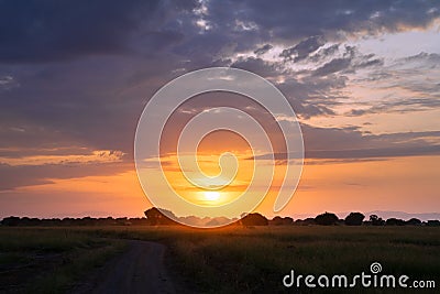 Queen Elizabeth National Park, Uganda Stock Photo