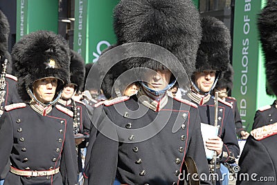 QUEEN MARGRETHE'S LIVE GUARDS Editorial Stock Photo