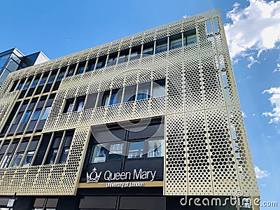 Queen Mary University of London is a public research university in London, England Editorial Stock Photo