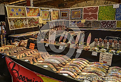 Queen Victoria Markets in Melbourne Editorial Stock Photo