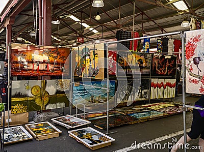 Queen Victoria Markets in Melbourne Editorial Stock Photo