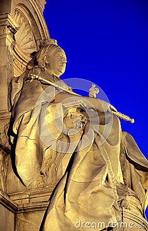 Queen Victoria Memorial Editorial Stock Photo