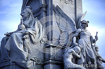 Queen Victoria Memorial Editorial Stock Photo