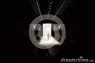 Queency Yustiawan fashion show Editorial Stock Photo