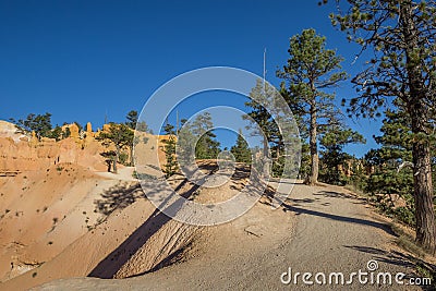 Queens garden trail in Bryce Canyon National Park Stock Photo