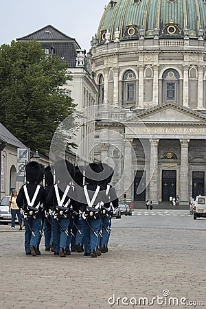 Queens Guards Stock Photo