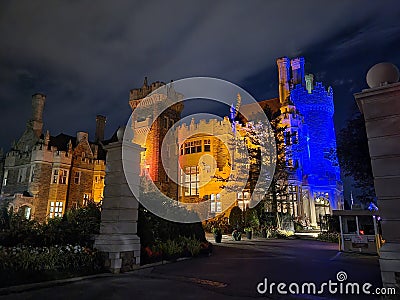 Queens Palace Toronto night view Stock Photo