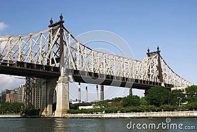 Queensboro Bridge Stock Photo