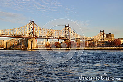 Queensboro Bridge Stock Photo