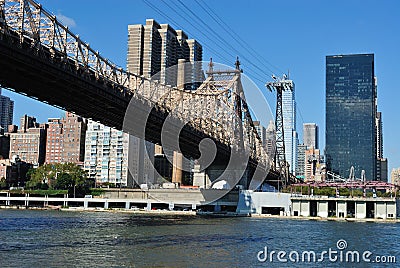 Queensboro Bridge Stock Photo