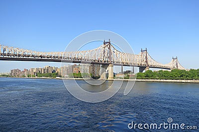 Queensboro Bridge in New York City Stock Photo