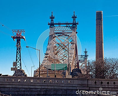 Queensboro Bridge New York City Stock Photo