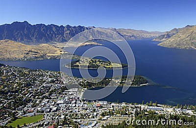 Queenstown - New Zealand Stock Photo