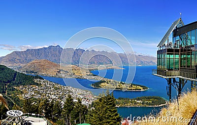 Adventure Town Queenstown, New Zealand Editorial Stock Photo