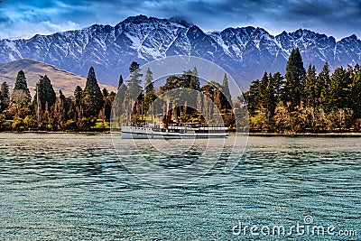 Queenstown - New Zealand`s Playground Editorial Stock Photo