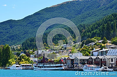 Queenstown New Zealand Editorial Stock Photo