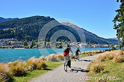 Queenstown New Zealand Stock Photo