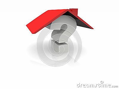 Question home Stock Photo