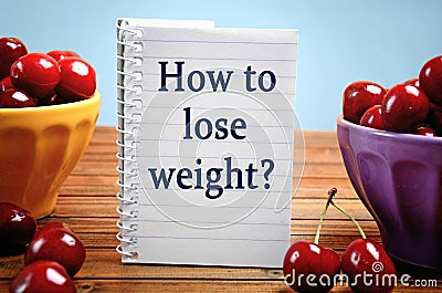 Question How to lose weight Stock Photo