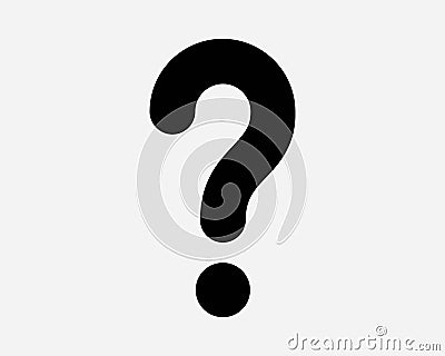Question Mark Punctuation Queries Questionnaire Survey Curiosity Curious FAQ Help Desk Problem Information Sign Icon Shape Vector Vector Illustration