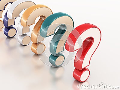 Question mark Stock Photo